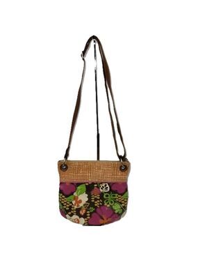Fossil Crossbody Bright Floral Print Medium Size Shoulder Bag Women's Purse